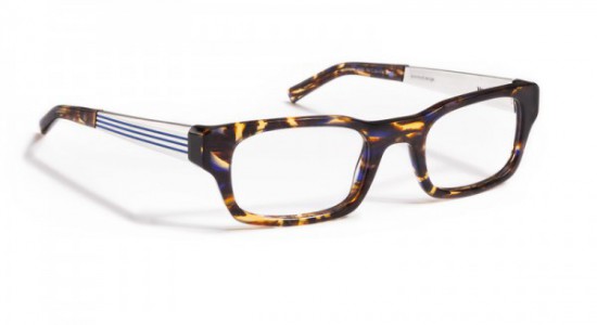 J.F. Rey JF1219 Eyeglasses, blue and honey demi / alu - glossy blue (2592)