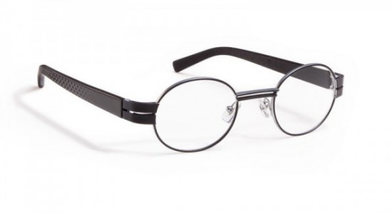 J.F. Rey JF2417 Eyeglasses, Black - Silver / Acetate - Scratch Black (0010)