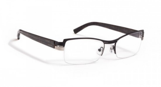 J.F. Rey JF2419 Eyeglasses, Black - Silver / Acetate - Black - Grey (0010)