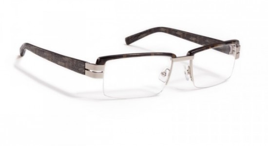 J.F. Rey JF2423 Eyeglasses, Black - Grey / Acetate - Silver - Black (0510)