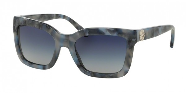 Tory Burch TY7089A Sunglasses, 31504L BLUE GRANITE (BLUE)