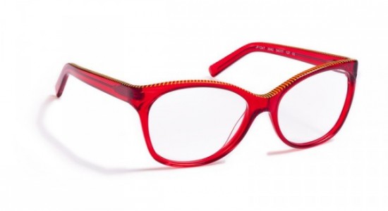 J.F. Rey JF1247 Eyeglasses, Red crystal / Anise stripes (3042)