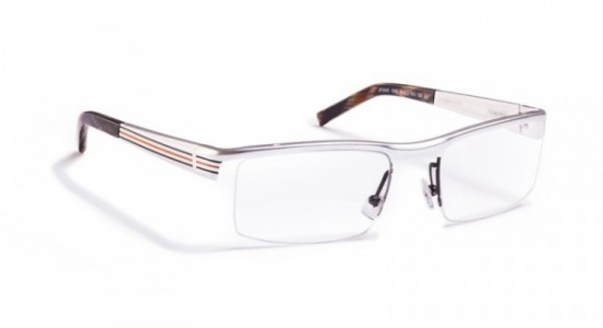 J.F. Rey JF2443 Eyeglasses, Aluminium / Black & orange lines (1060)