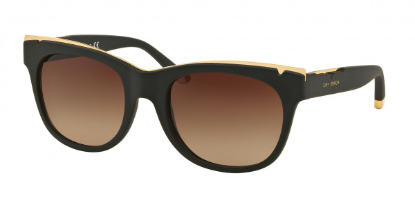Tory Burch TY9043 Sunglasses, 152213 MATTE BLACK/GOLD (BLACK)