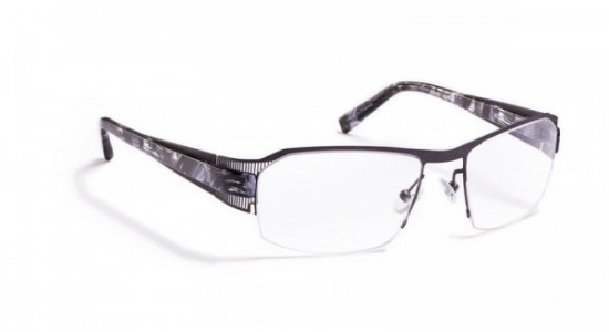 J.F. Rey JF2448 Eyeglasses, Anthracite black / Black & grey flames (0005)