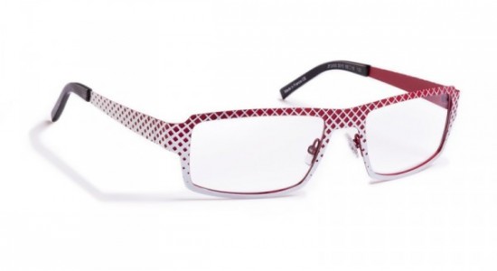 J.F. Rey JF2450 Eyeglasses, Silver / Rebel red (3010)