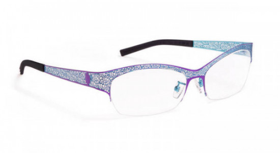 J.F. Rey JF2501 Eyeglasses, Purple / Turquoise (7020)
