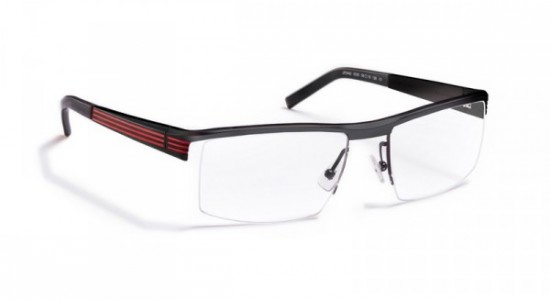 J.F. Rey JF2442 Eyeglasses, Black / Red (0030)