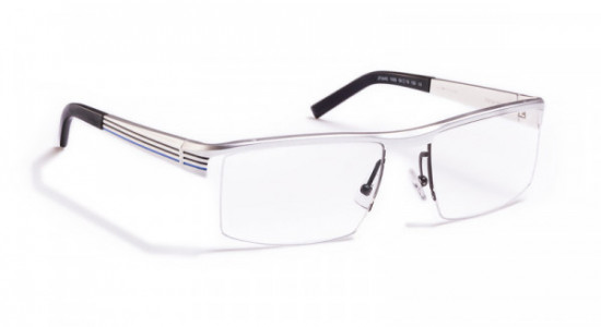 J.F. Rey JF2442 Eyeglasses, Aluminium / Blue & black lines (1020)
