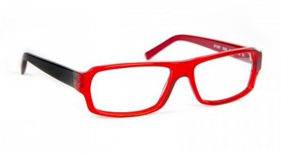 J.F. Rey JF1287 Eyeglasses, Red - Black (3030)