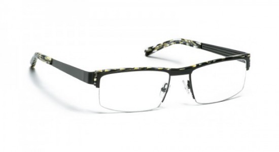 J.F. Rey JF2550 Eyeglasses, JF2550 0005 BLACK/WHITE (0005)