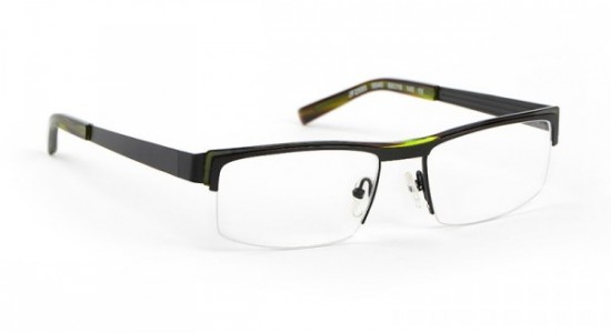 J.F. Rey JF2550 Eyeglasses, Black - Green (0040)