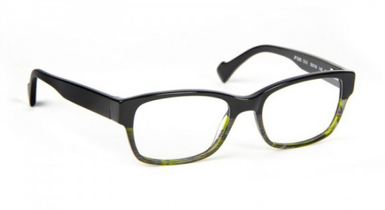 J.F. Rey JF1295 Eyeglasses, Black - Green (0042)