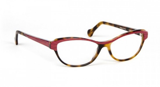 J.F. Rey JF1308 Eyeglasses, Demi - Red (7090)