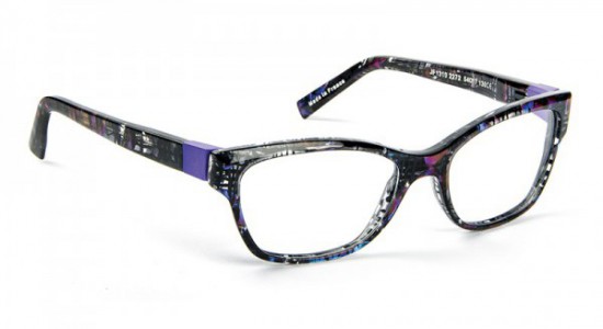 J.F. Rey JF1310 Eyeglasses, Black - Purple (2272)