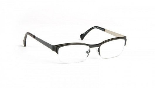 J.F. Rey JF2616 Eyeglasses, Black - Matt golden lines (0050)