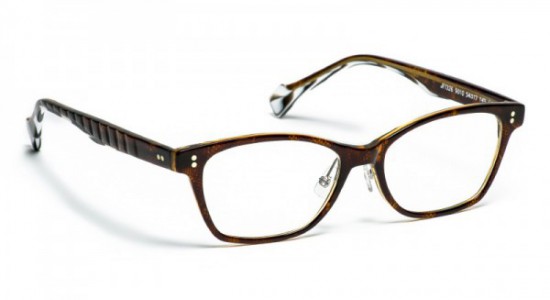 J.F. Rey JF1326 Eyeglasses, JF1326 9010 BROWN LACE/WHITE BLACK (9010)