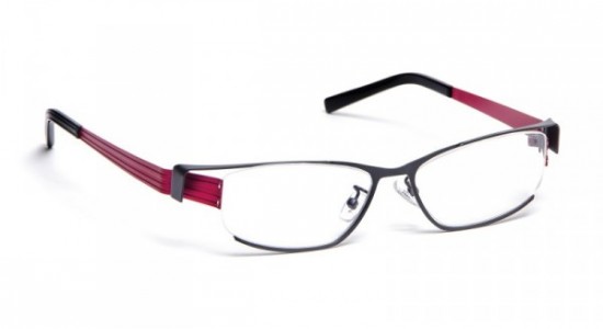 J.F. Rey JF2640 Eyeglasses, JF2640 0580 DARK GREY/FUSHIA (0580)