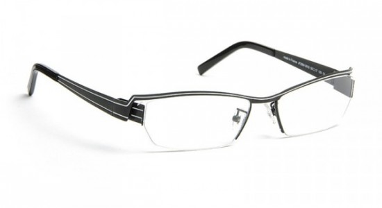 J.F. Rey JF2564 Eyeglasses, Black - White (0010)