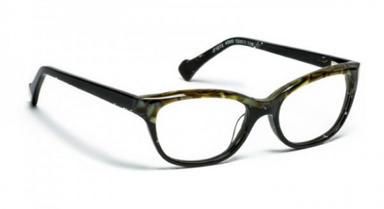 J.F. Rey JF1272 Eyeglasses, JF1272 4500 BLACK/GREEN HORN (4500)