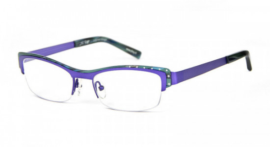 J.F. Rey JF2551ST Eyeglasses, Purple - Blue (7025)
