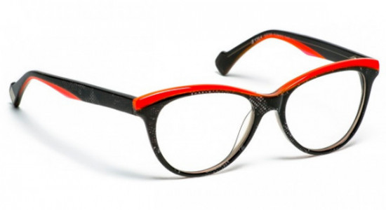 J.F. Rey JF1364 Eyeglasses, BLACK LACE/RED (0030)