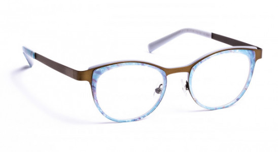 J.F. Rey JF2684 Eyeglasses, BLUE/BRUSHED BRONZE (6525)