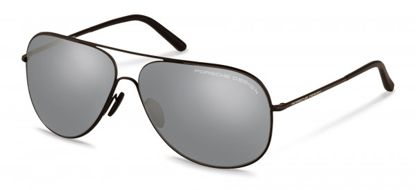Porsche Design P8605 Sunglasses, D black (mercury, silver mirrored)