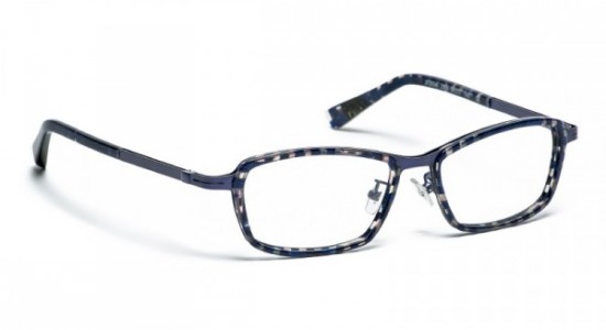 J.F. Rey JF2694 Eyeglasses, JF2694 2505 NICE BLUE / BLACK + NAVY BLUE METAL (2505)