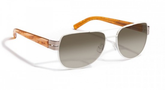J.F. Rey JFS2414 Sunglasses, White / Acetate - Ivory and Fair Demi (1012)