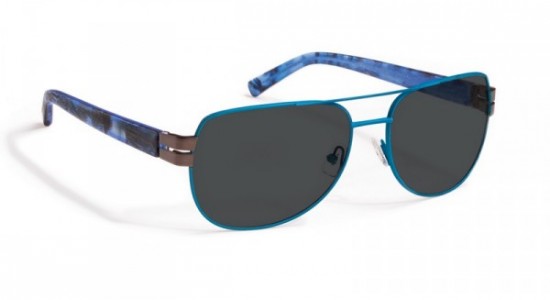 J.F. Rey JFS2414 Sunglasses, Blue / Acetate - Black - Blue (2305)