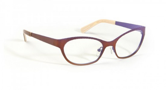 J.F. Rey PM001 Eyeglasses, Caramel / Plum (9070)
