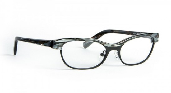 J.F. Rey PA014 Eyeglasses, Black - White (0010)