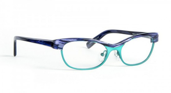 J.F. Rey PA014 Eyeglasses, Purple - Green (7040)