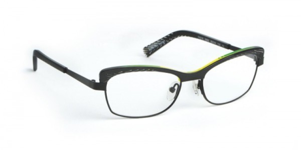 J.F. Rey PA016 Eyeglasses, Black - Yellow (0000)
