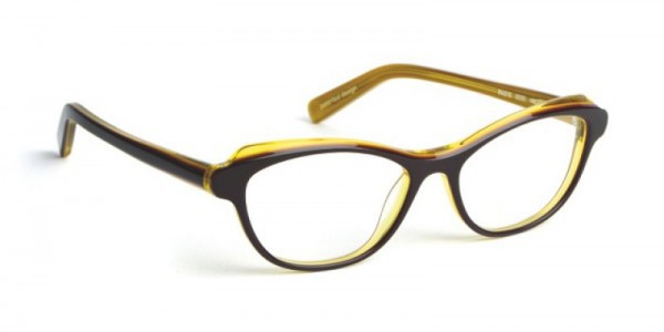 J.F. Rey PA018 Eyeglasses, Brown - Yellow (9550)