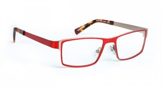 J.F. Rey PM016 Eyeglasses, Red - Silver (3010)