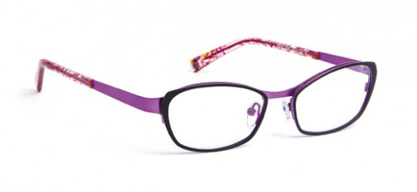 J.F. Rey PM027 Eyeglasses, SATIN BLACK/FUSHIA (0080)