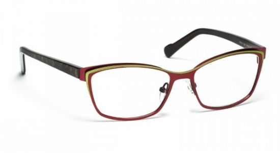 J.F. Rey PM019 Eyeglasses, PM019 3040 RED/ANIS (3040)