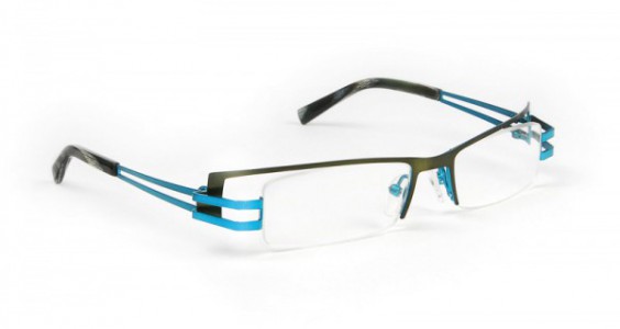 J.F. Rey HERCULE Eyeglasses, Khaki - Blue (4620)