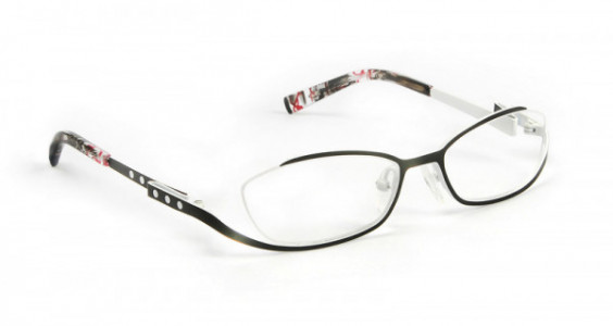 J.F. Rey HARMONY Eyeglasses, Black - White (0111)