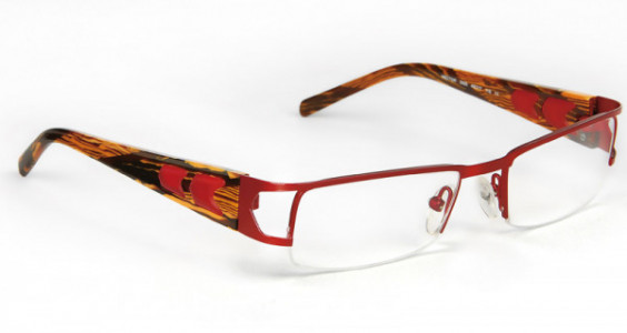 J.F. Rey HECTOR Eyeglasses, Red - Orange ebony (3060)
