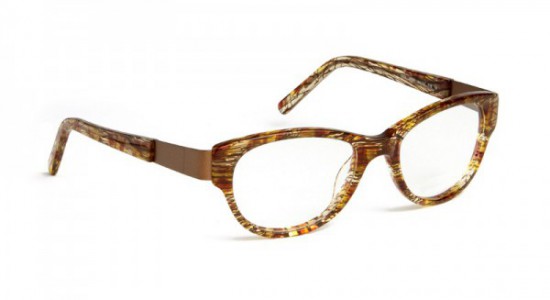 J.F. Rey IDOL Eyeglasses, Yellow-brown Fabric (9090)