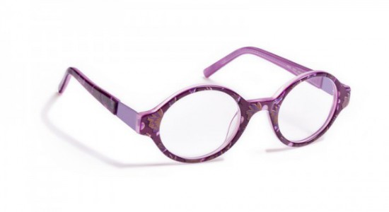 J.F. Rey INDY Eyeglasses, Floral reason Pink Parma / Purple Lavender (7570)