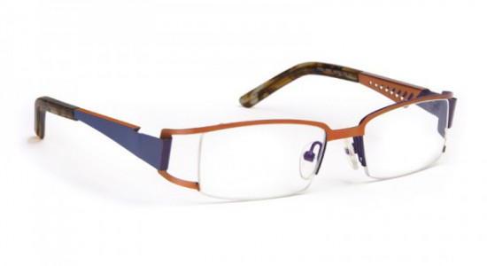 J.F. Rey ITOU Eyeglasses, Paprika Orange / Blue marine (6025)