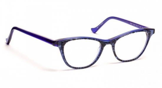 J.F. Rey IRENE Eyeglasses, IRENE 2025 BLACK LACES/BLUE SHELL/BLUE (2025)