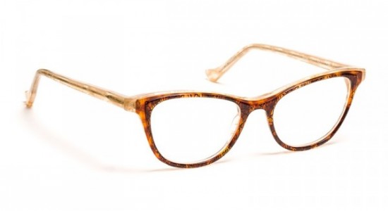J.F. Rey IRENE Eyeglasses, IRENE 9013 BLACK LACES/DEMI/BEIGE SPANGLES (9013)