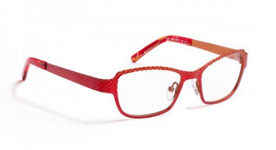J.F. Rey ILDA Eyeglasses, Red / Ochre (3090)
