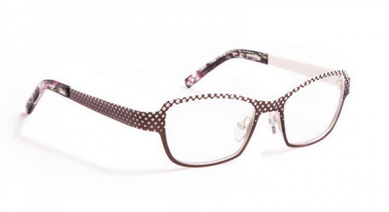 J.F. Rey ILDA Eyeglasses, Brown / White (9010)