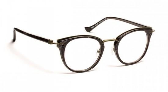 J.F. Rey IRIS Eyeglasses, IRIS 0045 BLACK LACES/KHAKI (0045)